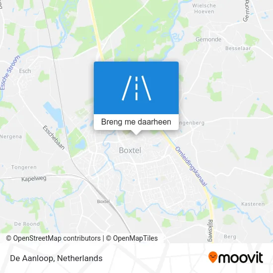 De Aanloop kaart