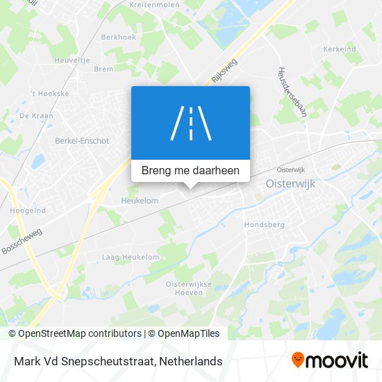 Mark Vd Snepscheutstraat kaart