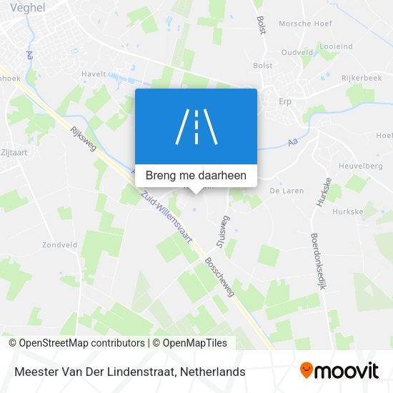 Meester Van Der Lindenstraat kaart