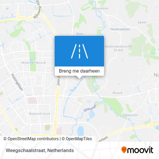 Weegschaalstraat kaart