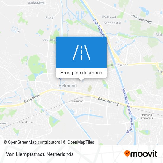 Van Liemptstraat kaart