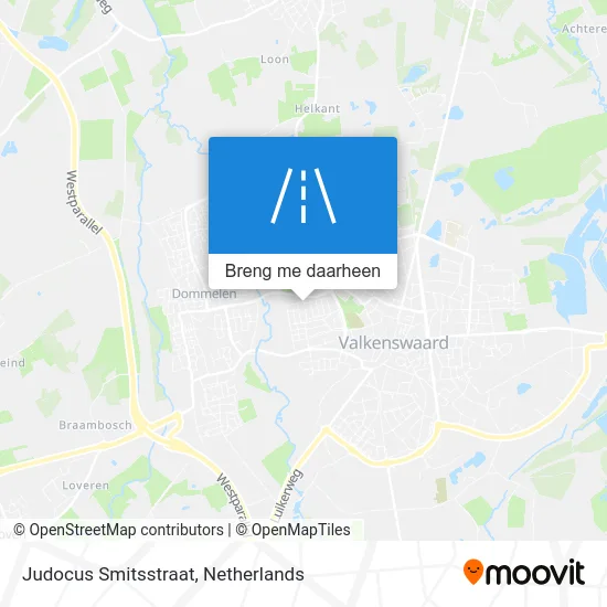 Judocus Smitsstraat kaart