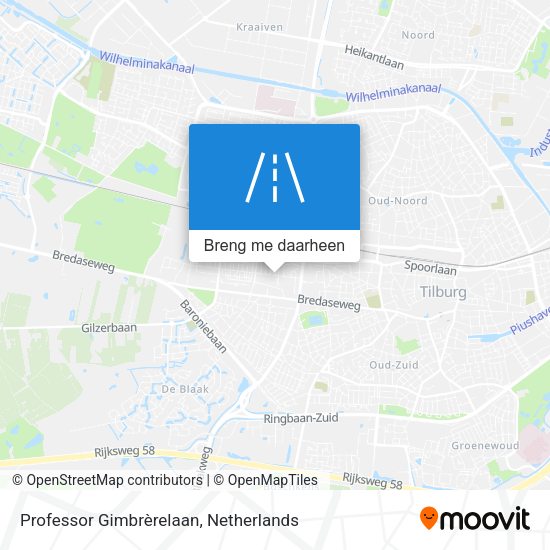 Professor Gimbrèrelaan kaart