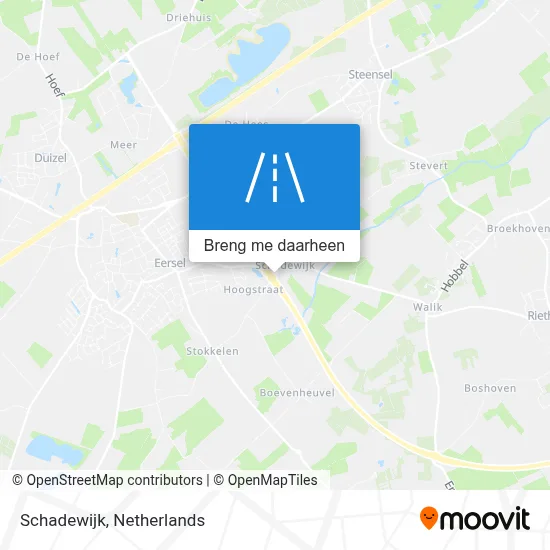 Schadewijk kaart