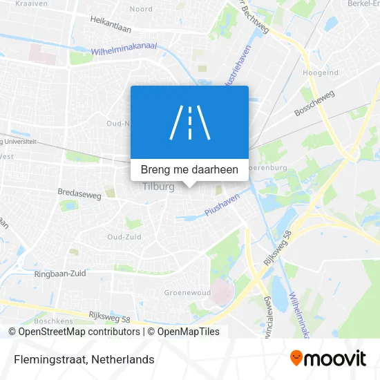 Flemingstraat kaart