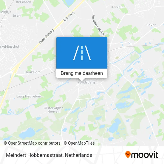Meindert Hobbemastraat kaart