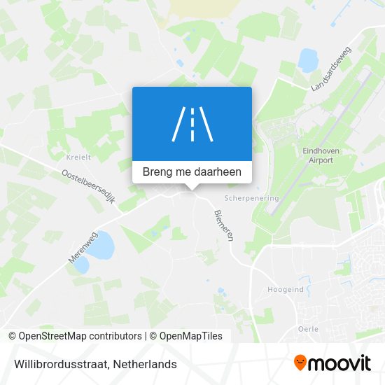 Willibrordusstraat kaart