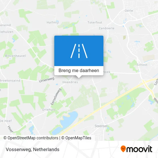 Vossenweg kaart
