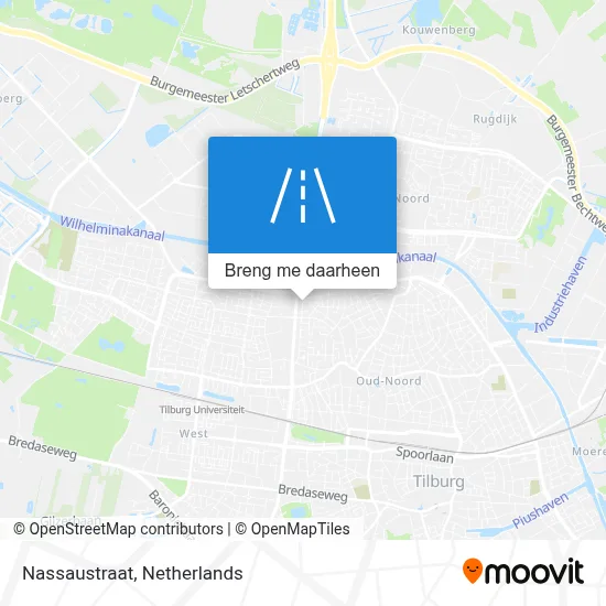 Nassaustraat kaart