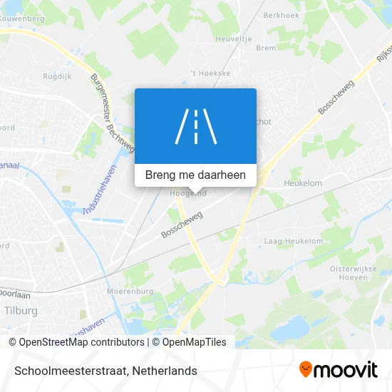 Schoolmeesterstraat kaart