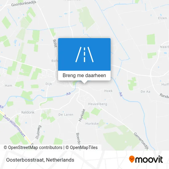Oosterbosstraat kaart