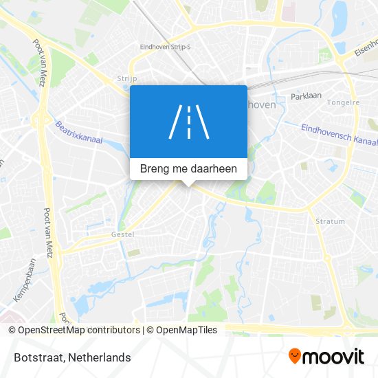 Botstraat kaart