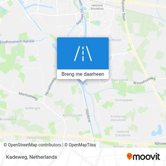 Kadeweg kaart