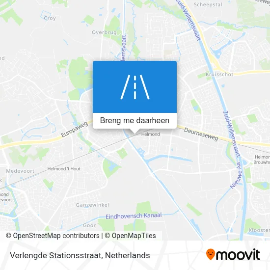 Verlengde Stationsstraat kaart