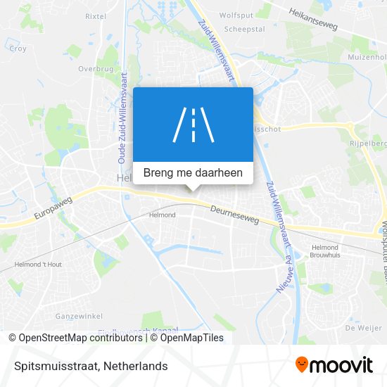 Spitsmuisstraat kaart