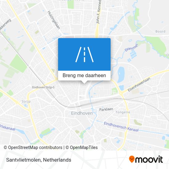 Santvlietmolen kaart