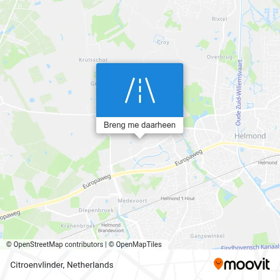 Citroenvlinder kaart