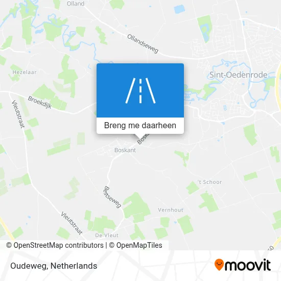 Oudeweg kaart