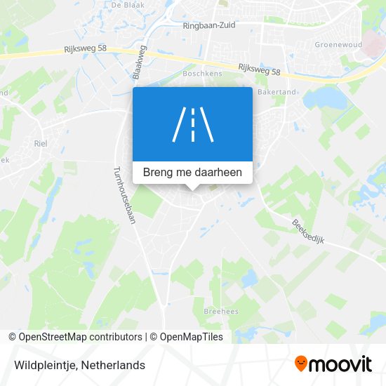 Wildpleintje kaart
