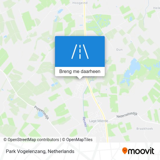 Park Vogelenzang kaart