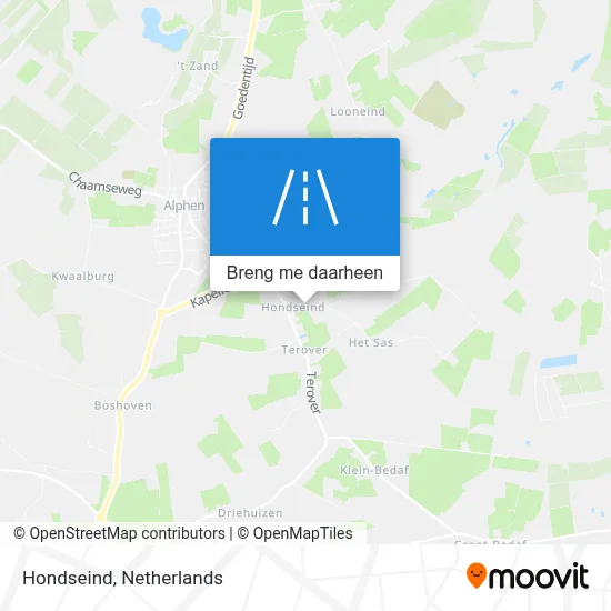 Hondseind kaart