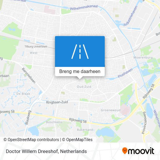 Doctor Willem Dreeshof kaart