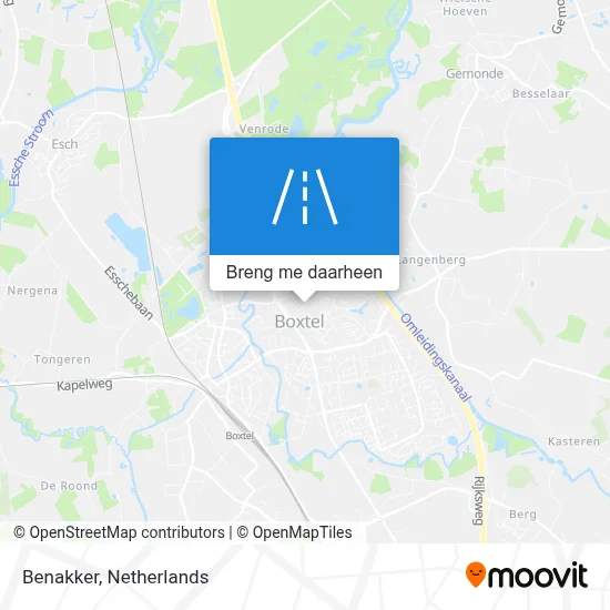 Benakker kaart