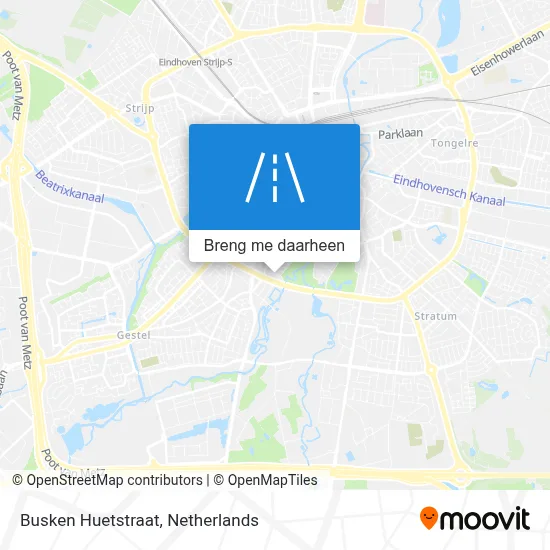 Busken Huetstraat kaart