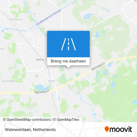 Waleweinlaan kaart