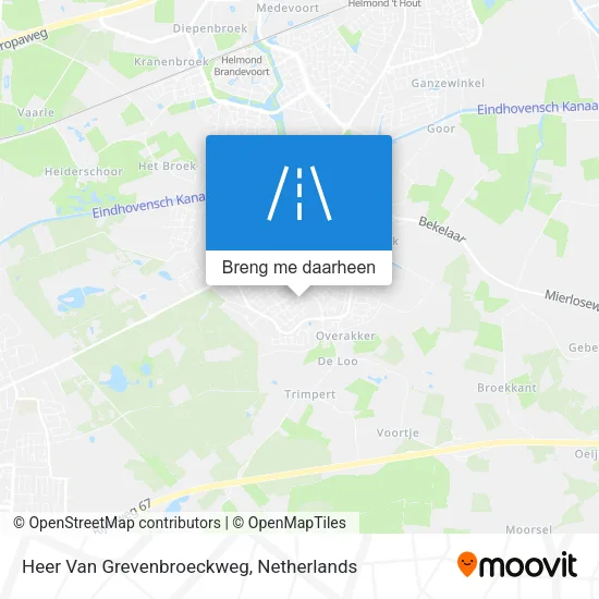 Heer Van Grevenbroeckweg kaart