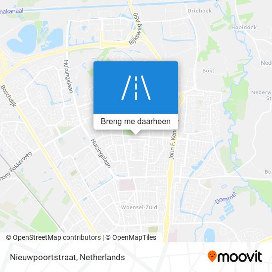 Nieuwpoortstraat kaart