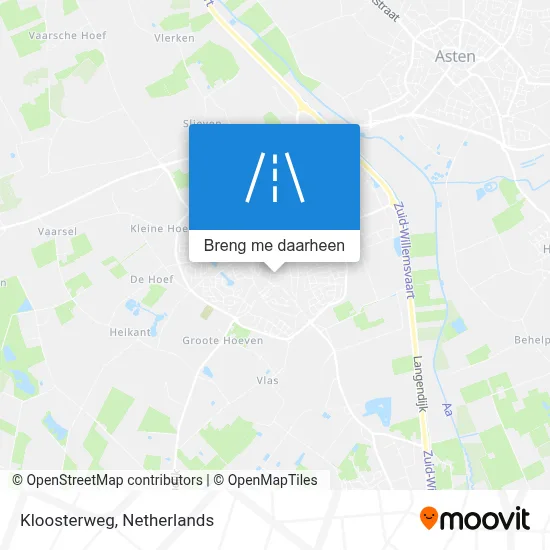 Kloosterweg kaart