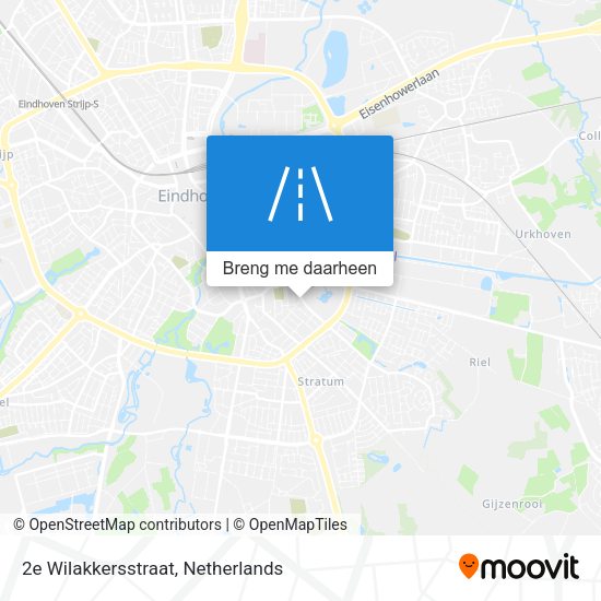2e Wilakkersstraat kaart
