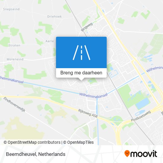 Beemdheuvel kaart