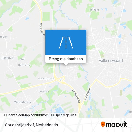 Goudenrijderhof kaart