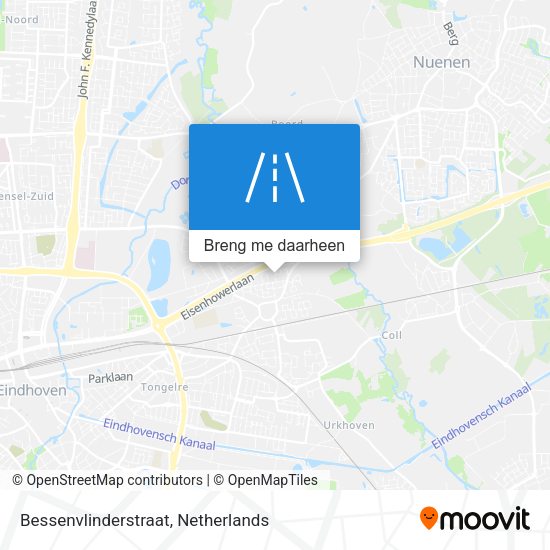 Bessenvlinderstraat kaart