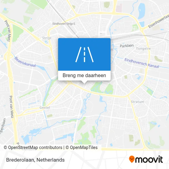 Brederolaan kaart