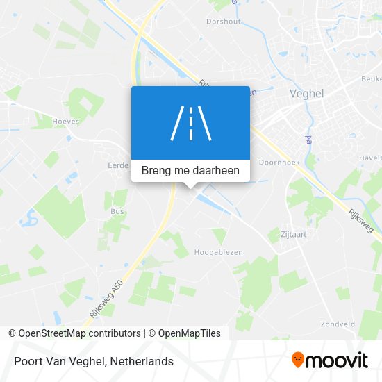 Poort Van Veghel kaart