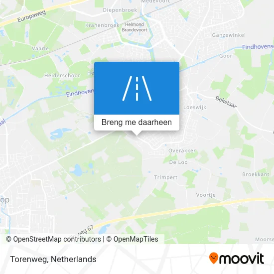 Torenweg kaart
