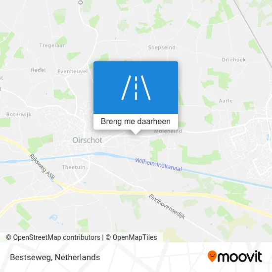 Bestseweg kaart