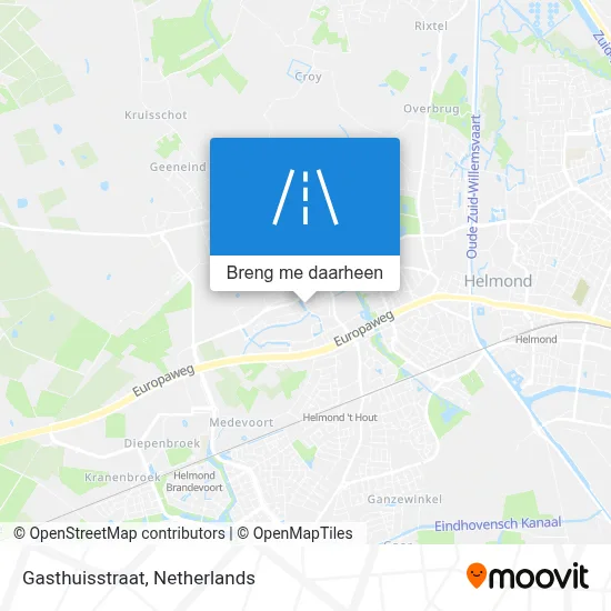 Gasthuisstraat kaart