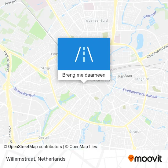 Willemstraat kaart