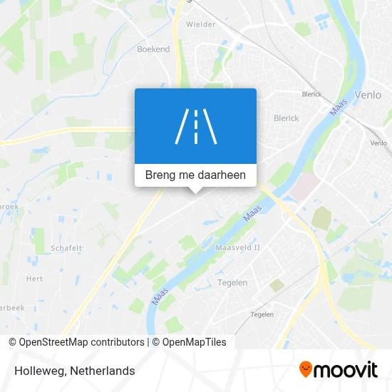 Holleweg kaart