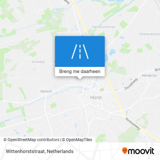 Wittenhorststraat kaart