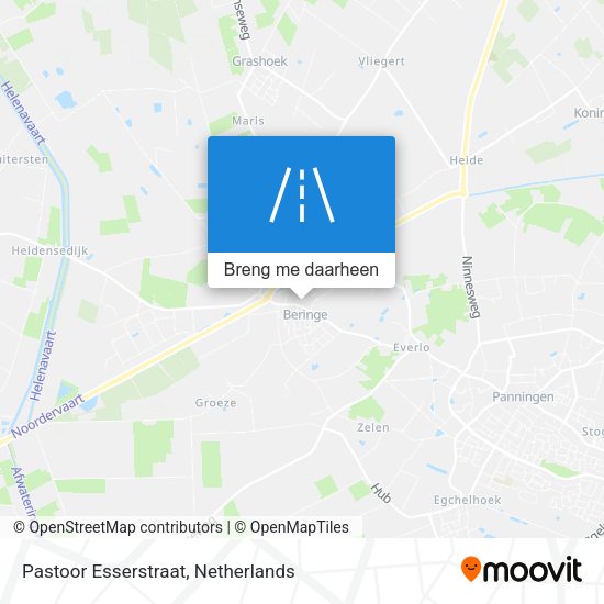 Pastoor Esserstraat kaart