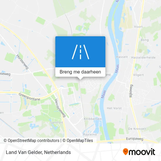 Land Van Gelder kaart