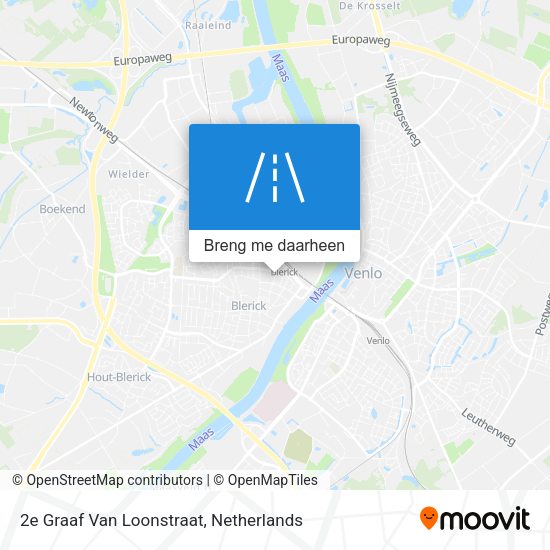 2e Graaf Van Loonstraat kaart