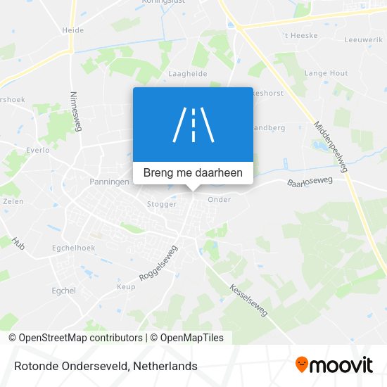 Rotonde Onderseveld kaart
