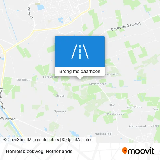 Hemelsbleekweg kaart