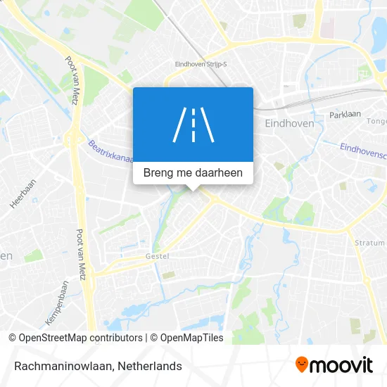 Rachmaninowlaan kaart